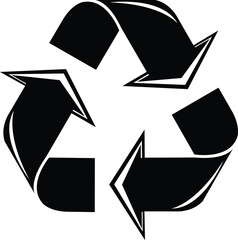 Recycling Symbol SVG Files | Recycle Logo Cut Files | Recyclable Logo Vector Files | Recycle Logo Clip Art | SVG, EPS, DXF, PNG, JPG Files Digital Download