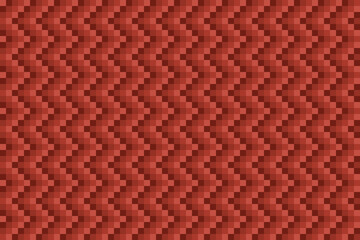 Pixel red zig zag stripes pattern