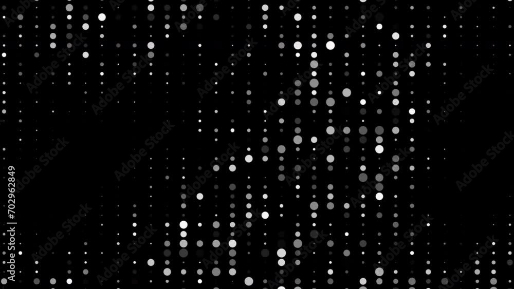 Aufkleber abstract white dots. computer generated 3d render