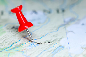 Thorisvatn, Iceland pin on map