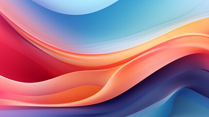 Abstract background with smooth shapes