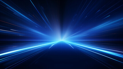 Fototapeta na wymiar Abstract technology futuristic glowing blue light