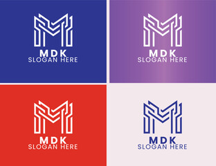 MDK Professional Logo Design and Brand Icon