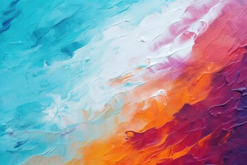 abstract oil paint background, creative abstract painting on canvas, hand-painted background, Paint...