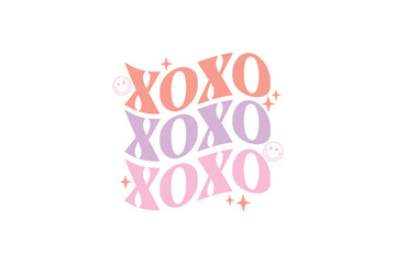 Xoxo Self-love Valentines Day typography T shirt design