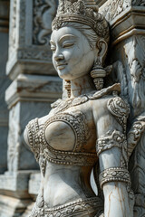 Fototapeta na wymiar Asiatische Frauen Statue