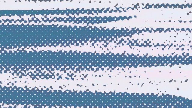 An abstract retro halftone grunge motion graphic texture background.