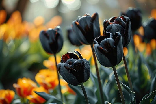 Tulpe schwarz