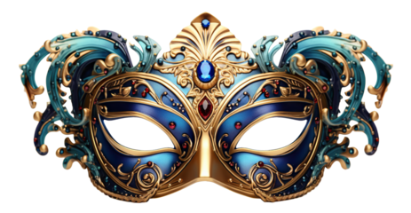 Opera carnival mask cut out
