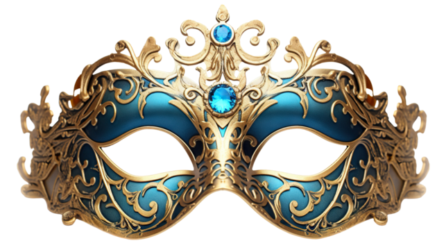 Opera carnival mask cut out