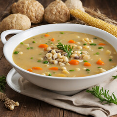 Polish Pearl Barley Soup