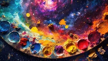 Cosmic Palette of a Painter