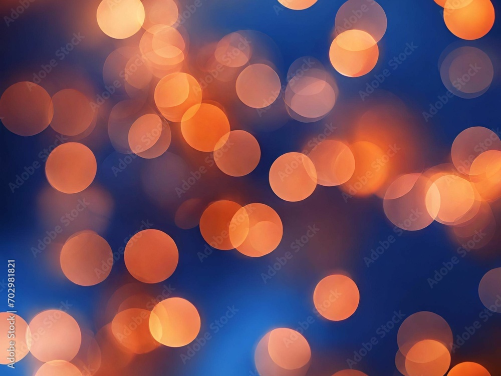 Poster abstract background with bokeh
