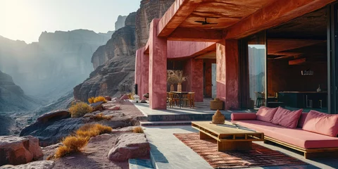 Gardinen Haus in der Wüste © Fatih
