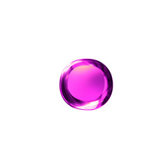 Purple symbol with bevel