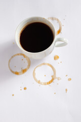 Coffee and stains