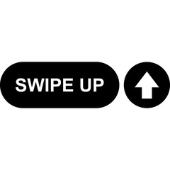 Swipe Up For Social Media Stories. Arrow Up Icon