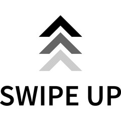 Swipe Up For Social Media Stories. Arrow Up Icon