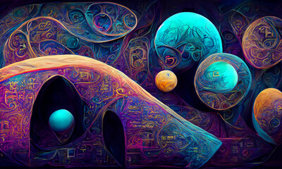 Space Dreams Otherworldly AI Art