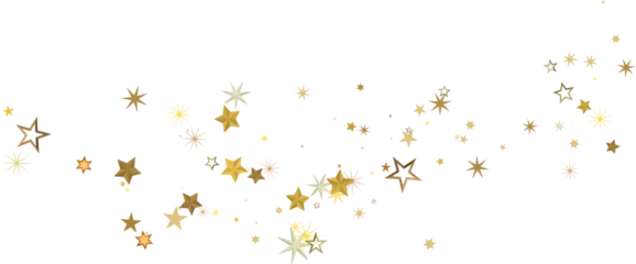 Fotobehang Gold Glitter Star Sparkles © Grunge Designs