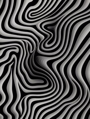 Abstract black and white background. monochrome texture, AI generator