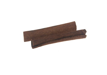 Cinnamon sticks, flavoring ingredient,  on white background