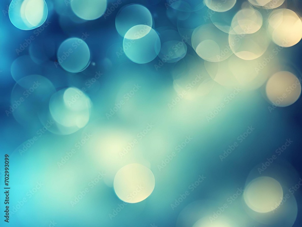 Poster abstract background with bokeh