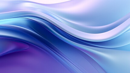 Obraz premium Blue and White Wavy Lines on Background