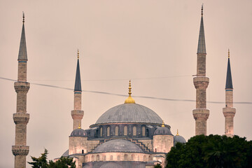 Fototapeta na wymiar beautiful islam mosque in turkey