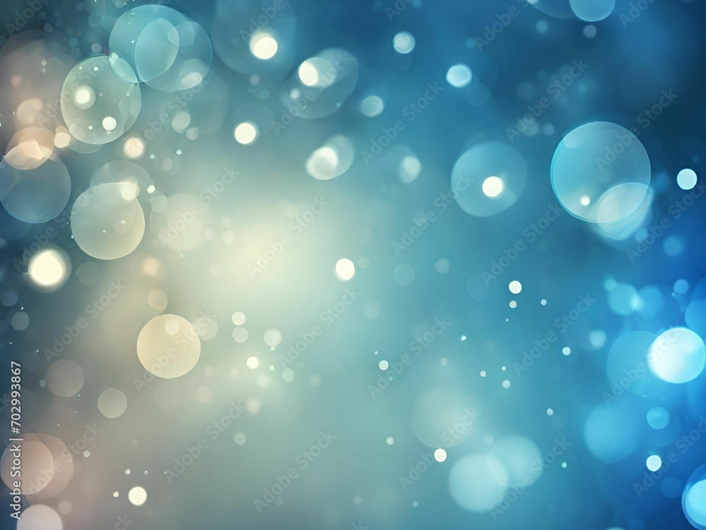 Poster abstract background with bokeh