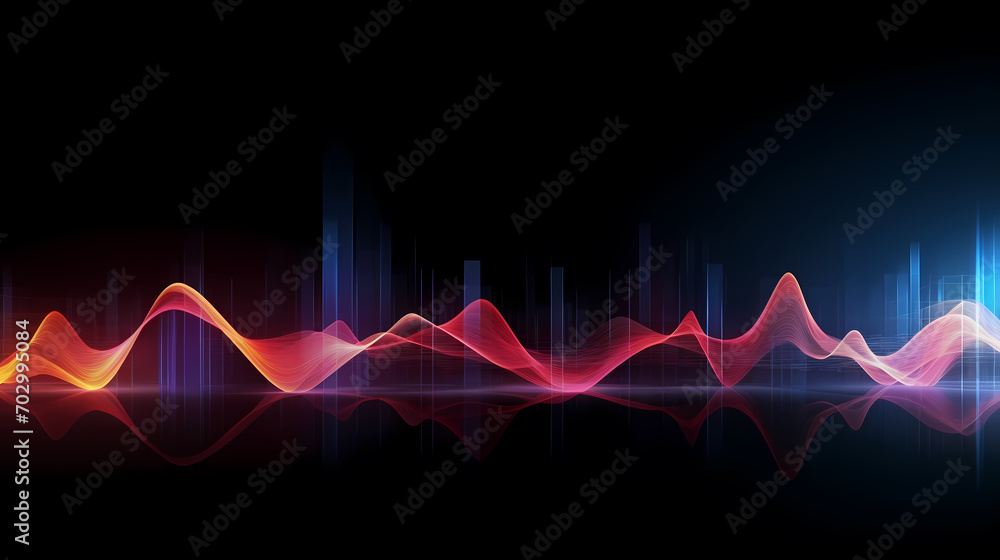 Poster digital technology abstract graphics poster web page ppt background, abstract background