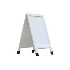 PNG transparent background outdoor advertising billboard board. White advertising field for advertising Mockup