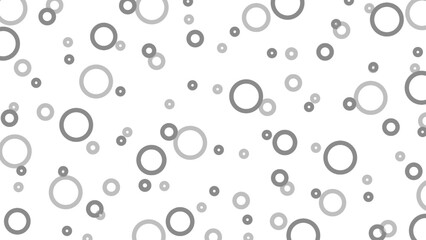 Seamless pattern with grey circles