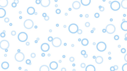 Seamless pattern with blue circles