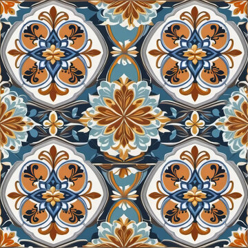Mediterranean blue tile patterns, Portuguese tile patterns, ceramic tile pattern for kitchen, bathroom, 