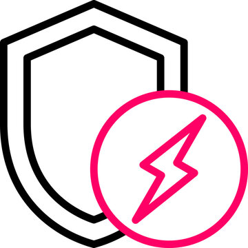 
antistatic icon, Protection icon, Properties, lightning protection