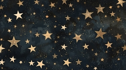 Vintage blue background stars, holiday Christmas, magic concept, night of divination, witch, tarot cards