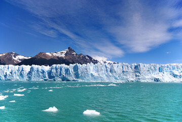 The Perito Moreno Glacier is a glacier located in the Los Glaciares National Park in the Santa Cruz...