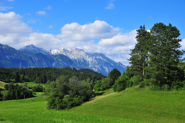 Fototapeta na wymiar Alpine landscape near Innsbruck, Austria