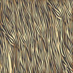 Golden abstract hand drawn line art pattern background. Luxury gold lines pattern vector design for wallpaper, textile, background.