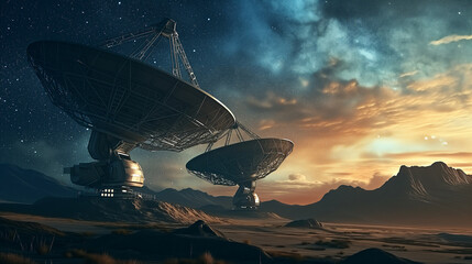 Earth-based observatory with twin radio telescopes reaching out to the cosmic wonders