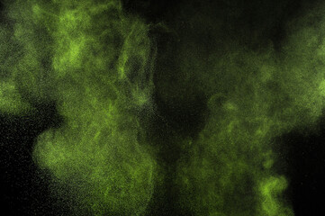 Smoke dark cloud. sky texture. Green fog backdrop. Storm clouds. Light pattern	
