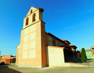 church of Audanzas del Valle in the Leonese province