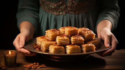 sweet and nutty baklava
