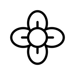 Obraz premium Flower icon PNG