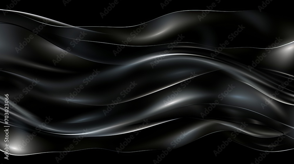 Poster elegant and mesmerizing abstract black wave background with intricate texture pattern
