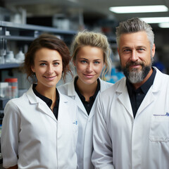 Fototapeta premium Scientists in laboratory