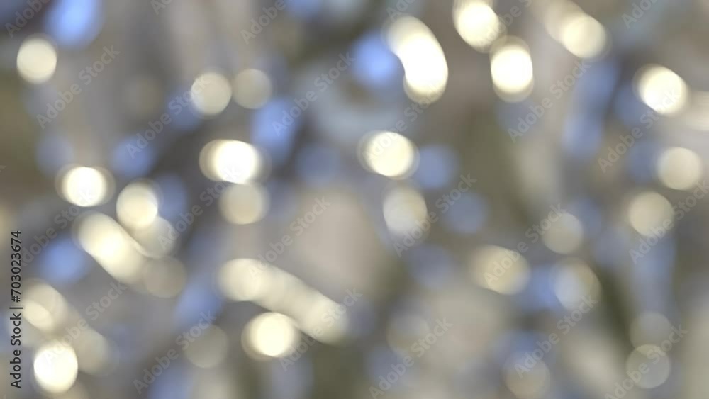 Poster bokeh light blurred circles background animation