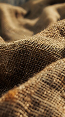 Texture background of old burlap fabric
