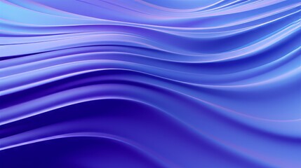 Abstract Blue Background with Wavy Lines